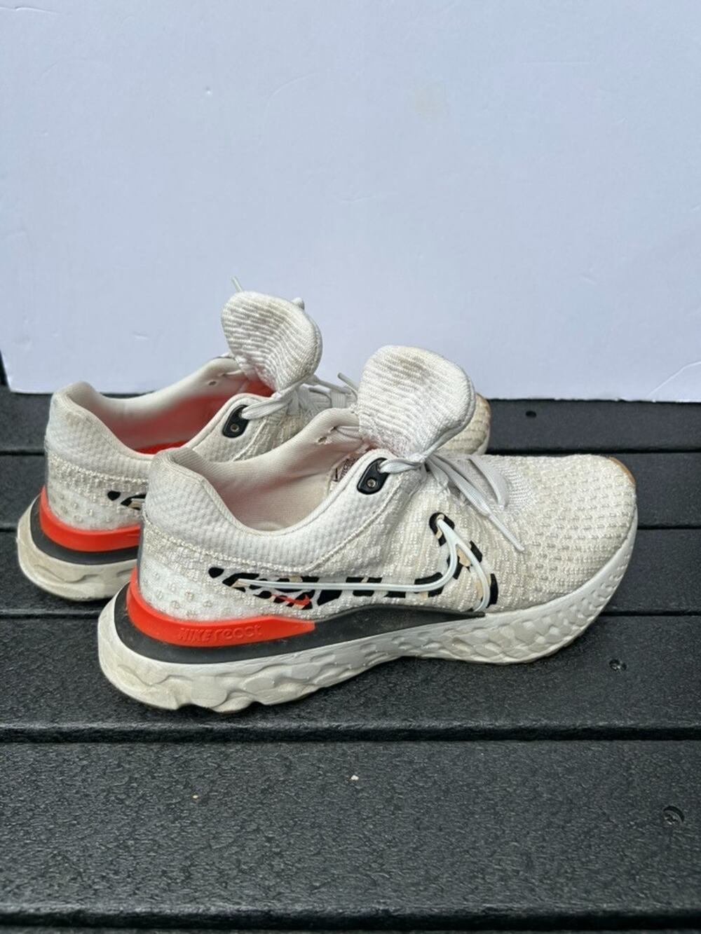 Nike Shoes Womens 7.5 React Infinity Run Flyknit 3 Sneakers White Low DZ5215-001